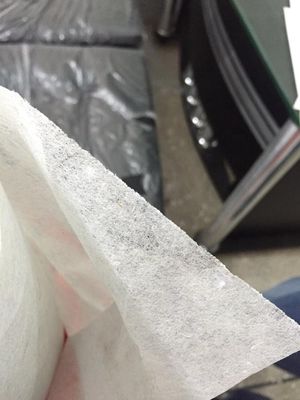 손쉽게 찢어 비 직물 수직 후기 종이 옷 융합 인터페이스
