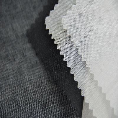 뜨거운 녹기 접착제 결합 회색 원형 트리코트 넥타이 인트라인링으로 작업을 완료하십시오